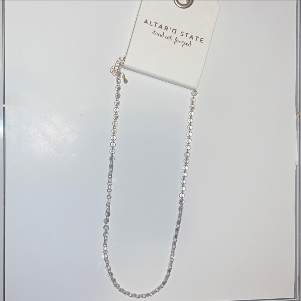 Altar'd State Gold Crystal Necklace